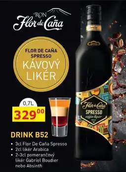 BENE Nápoje FLOR DE CAÑA SPRESSO KÁVOVÝ LIKÉR nabídka