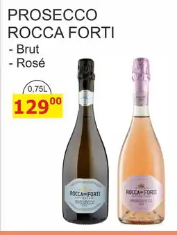 BENE Nápoje PROSECCO ROCCA FORTI - Brut/Rosé nabídka