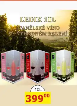 BENE Nápoje LEDIX 10L box nabídka
