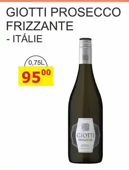 BENE Nápoje GIOTTI PROSECCO FRIZZANTE - ITÁLIE nabídka