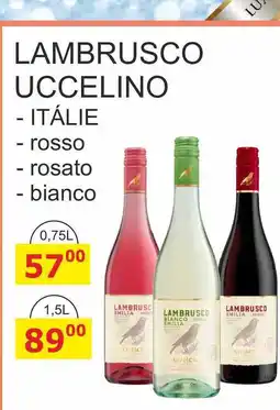 BENE Nápoje LAMBRUSCO UCCELINO nabídka