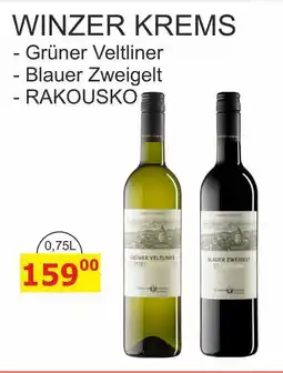 BENE Nápoje WINZER KREMS vína nabídka