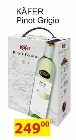 BENE Nápoje KÄFER Pinot Grigio nabídka