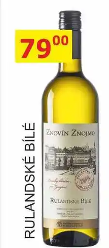 BENE Nápoje ZNOVÍN ZNOJMO 0,75L RULANDSKÉ BÍLÉ nabídka