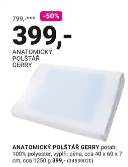 Möbelix Gerry anatomický polštář nabídka
