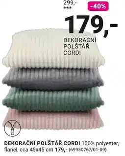 Möbelix Cordi dekorační polštář nabídka
