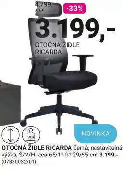 Möbelix Otočná židle ricarda nabídka