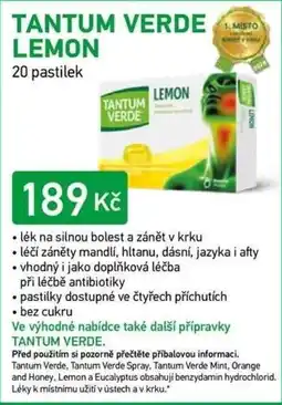 Alphega Lékárna Tantum Verde Lemon nabídka