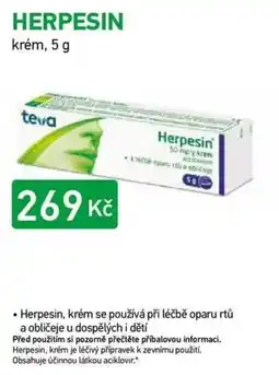 Alphega Lékárna Herpesin krém nabídka