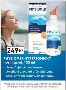 Alphega Lékárna Physiomer hypertonickej nosni sprej nabídka