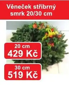 Fortel Věneček stříbrný smrk nabídka