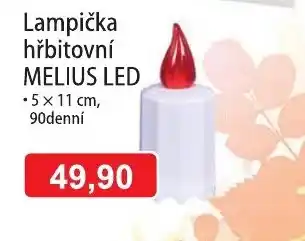 Melius led lampička hřbitovní