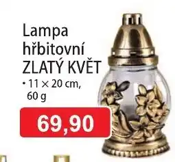 Fortel Lampa hřbitovní Zlatý květ nabídka