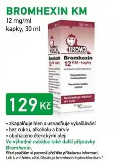 Alphega Lékárna Bromhexin KM nabídka