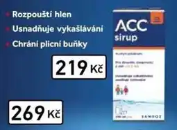 Alphega Lékárna Acc sirup nabídka