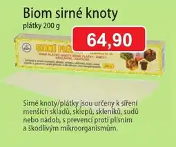 Fortel Biom sirné knoty nabídka