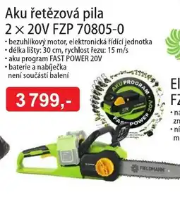 Fortel Fieldmann aku řetězová pila 2 × 20V FZP 70805-0 nabídka