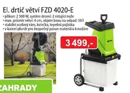 Fortel El. drtič větví FZD 4020 nabídka