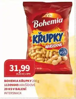 Kubík potraviny Bohemia křupky arašídové nabídka