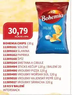 Kubík potraviny Bohemia chips nabídka