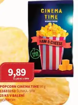 Kubík potraviny Cinema Time popcorn šunka-sýr nabídka