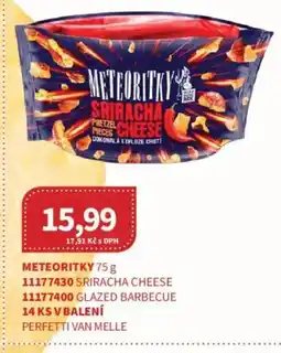 Kubík potraviny Meteoritky sriracha cheese nabídka