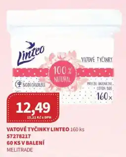Kubík potraviny Linteo vatové tyčinky nabídka