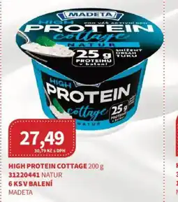 Kubík potraviny Madeta high protein cottage natur nabídka
