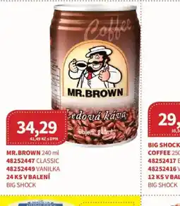 Kubík potraviny Mr. Brown ledová káva classic nabídka