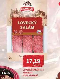 Kubík potraviny Krahulík lovecký salám nabídka