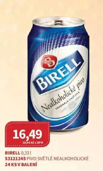 Birell pivo světlé nealkoholické