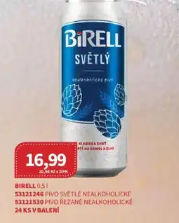 Kubík potraviny Birell pivo světlé nealkoholické nabídka