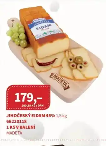 Madeta jihočeský eidam 45%