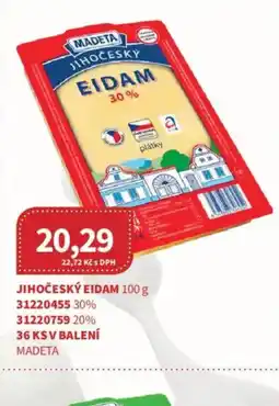 Kubík potraviny Madeta jihočeský eidam nabídka