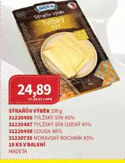 Kubík potraviny Madeta sýrařův výběr tylžský sýr nabídka