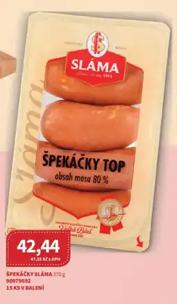 Kubík potraviny Sláma špekáčky top nabídka
