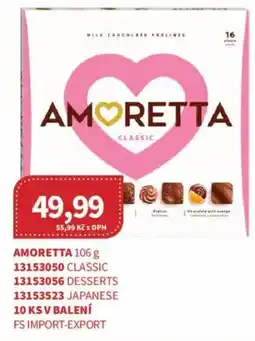 Kubík potraviny Amoretta classic nabídka