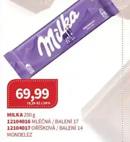 Kubík potraviny Milka mléčná nabídka