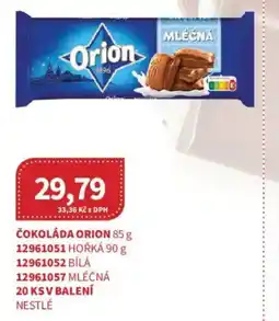 Kubík potraviny Orion čokoláda mléčná nabídka