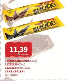 Kubík potraviny Big Shock tyčinka čoko nabídka