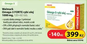 Walmark Omega-3 FORTE rybí olej