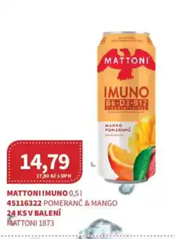 Kubík potraviny Mattoni Imuno nabídka