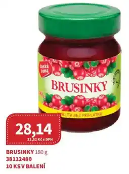 Kubík potraviny Brusinky nabídka