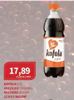 Kubík potraviny Kofola original nabídka