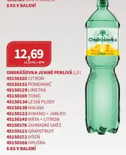 Kubík potraviny Ondrášovka jemně perlivá nabídka