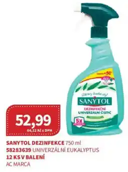 Kubík potraviny Sanytol dezinfekce univerzální eukalyptus nabídka