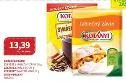 Kubík potraviny Kotányi jablečný závin nabídka