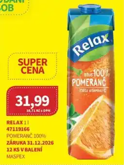 Kubík potraviny Relax pomeranč 100% nabídka