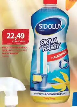 Kubík potraviny Sidolux okna a rámy nabídka