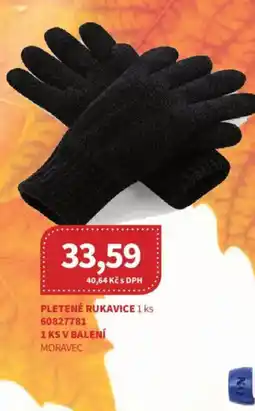 Kubík potraviny Pletené rukavice nabídka